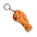 Chicken Drumstick Schlüsselanhänger, Braun, 8.5 cm