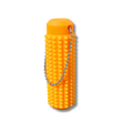 Fidget Schlüsselanhänger mit Geheimfach, Orange, 8.8 cm