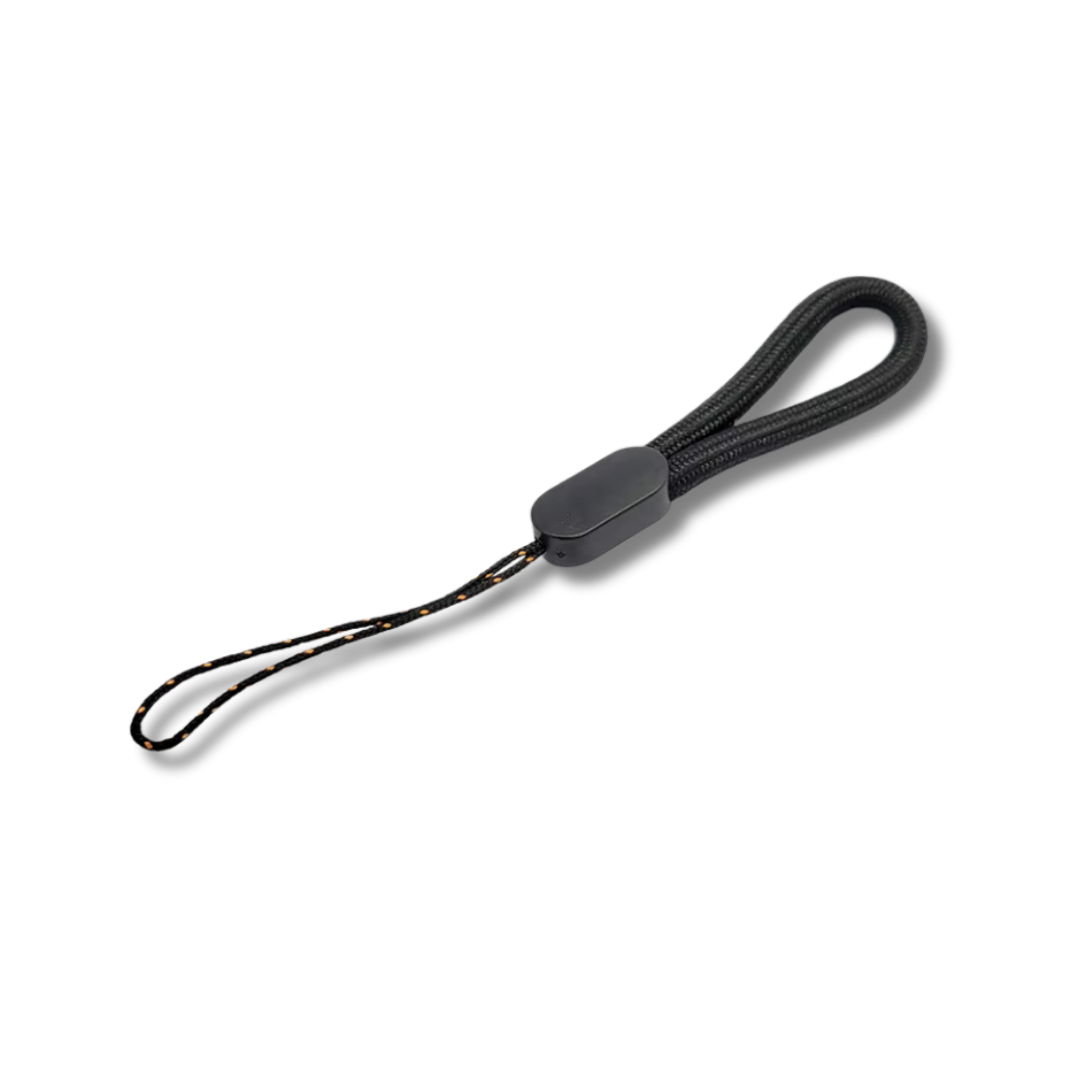 Finger Strap für Mini Kameras & Schlüsselanhänger, Schwarz, 11 cm