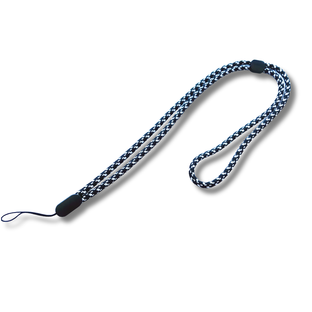 Hand Strap für Mini Kameras & Smartphones, Blau/Schwarz, 46 cm