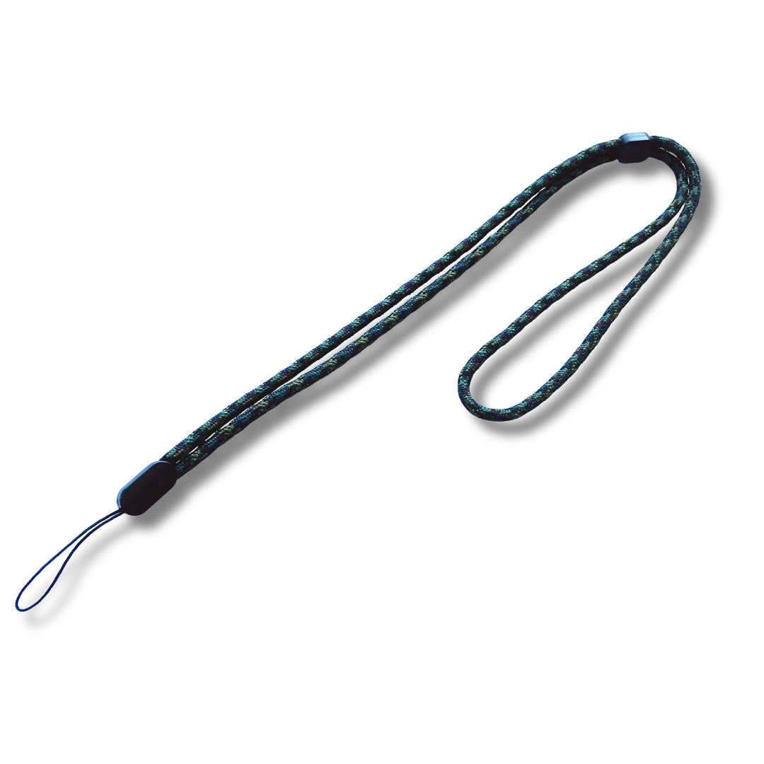 Hand Strap für Mini Kameras & Smartphones, Grün/Braun, 46 cm