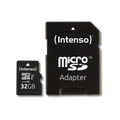 Intenso microSDHC UHS-I Professional Speicherkarte 32 GB mit SD-Adapter für Mini Kameras
