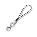 Karabiner Phone Strap für Mini Kameras & Schlüsselanhänger, Schwarz
