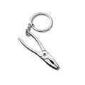 Mini-Werkzeug Schlüsselanhänger Spitzzange, Silber