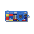 Retro Mini Kamera Snap Mini mit Display – Midnight Blue