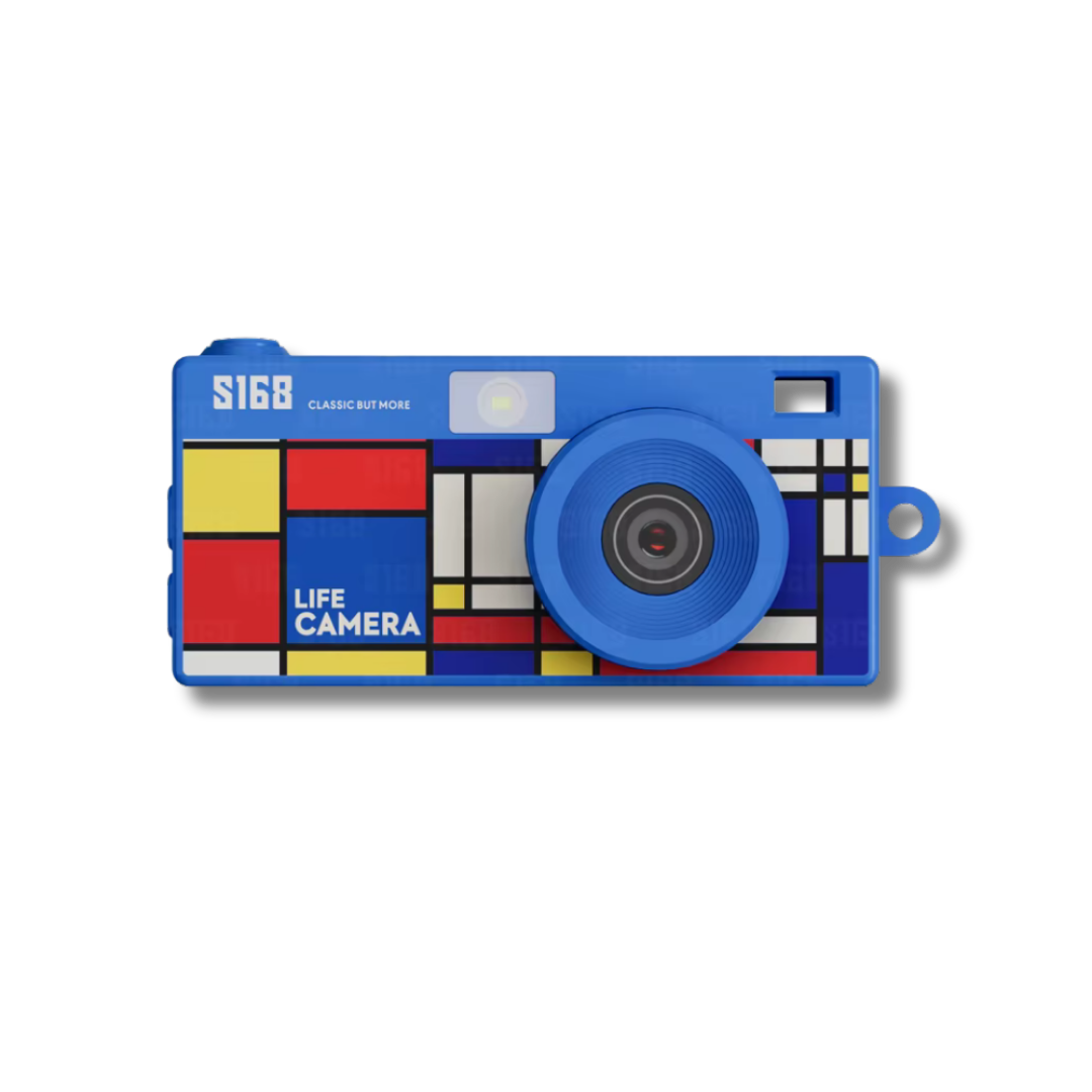 Retro Mini Kamera Snap Mini mit Display – Midnight Blue