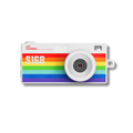 Retro Mini Kamera Snap Mini mit Display – Arctic White