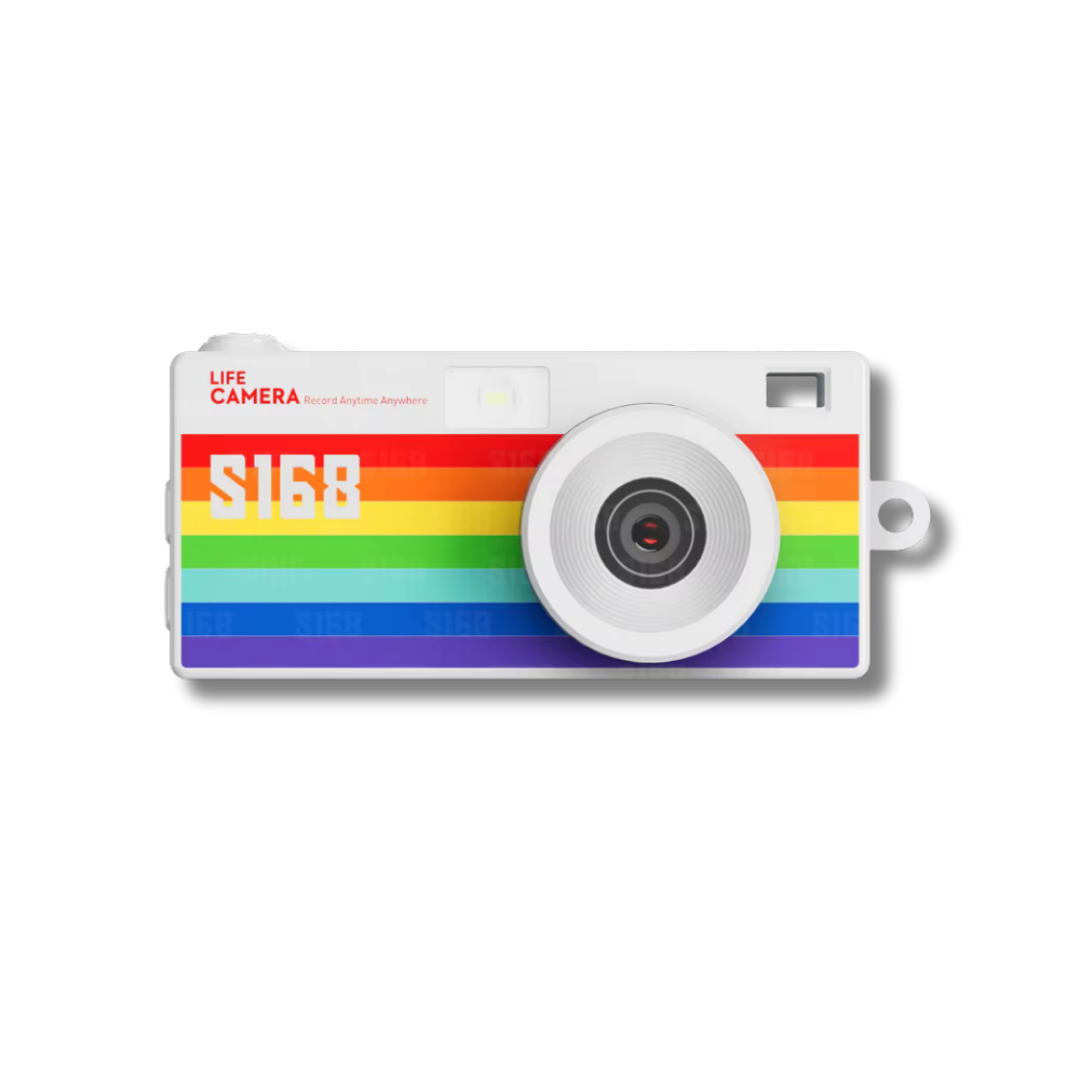 Retro Mini Kamera Snap Mini mit Display – Arctic White