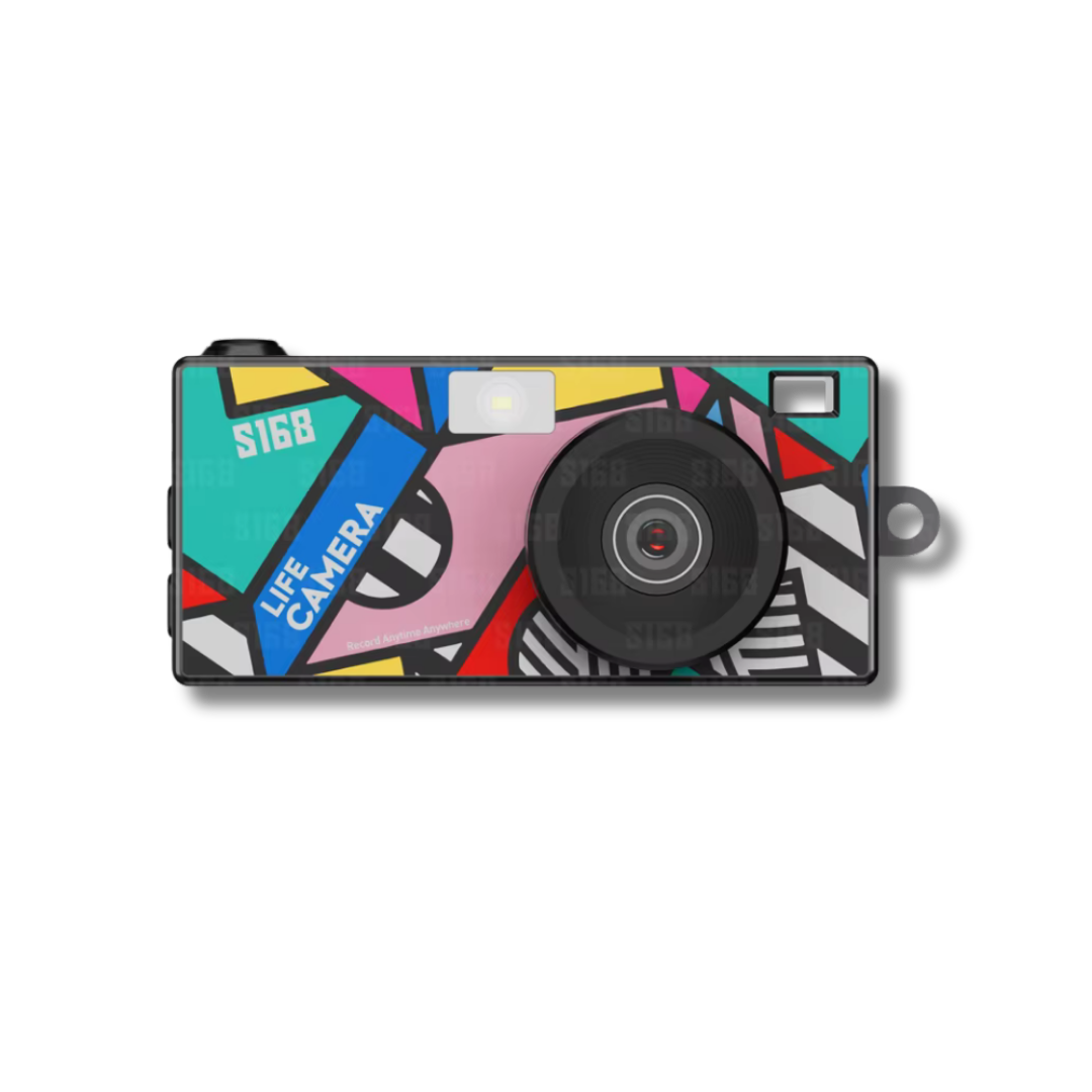 Retro Mini Kamera Snap Mini mit Display – Shadow Black