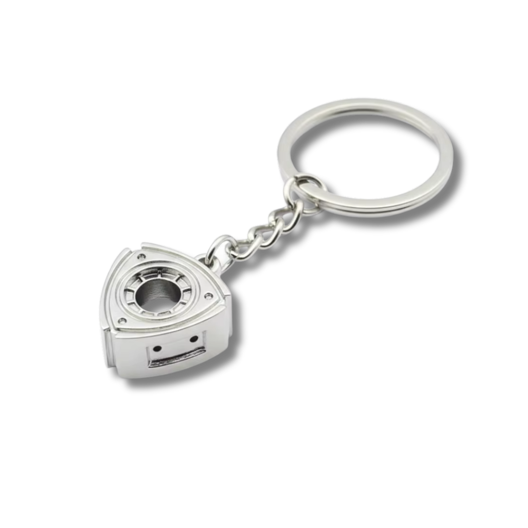 Rotor Schlüsselanhänger aus Metall, Silber
