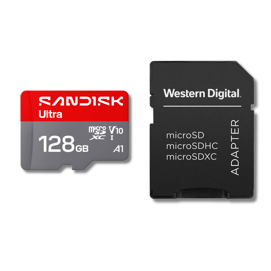 SANDISK Ultra microSD Karte, 128GB inkl. Kartenleser