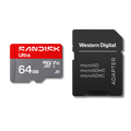 SANDISK Ultra microSD Karte, 64GB inkl. Kartenleser
