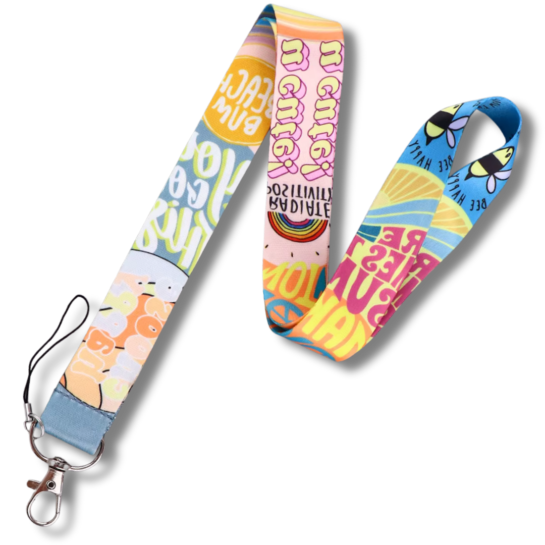 Schlüsselband Summer Beach mit Schnellverschluss, 45 cm