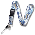 Schlüsselband Wild Waves mit Schnellverschluss, 45 cm