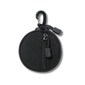Mini Schlüsselbund Tasche aus Nylon, Schwarz, 10 cm