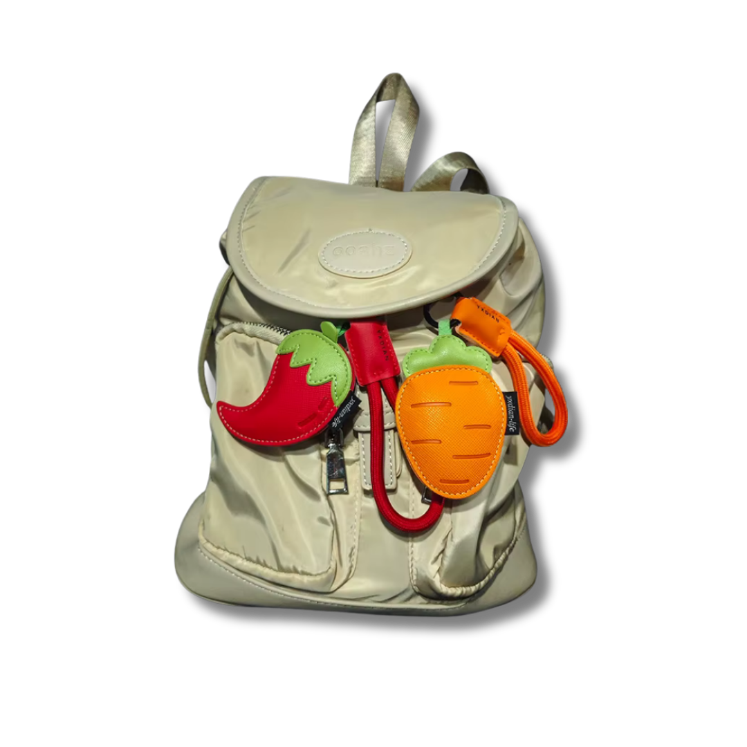Schlüsselbund mit Chili Anhänger, Rot, 21 cm