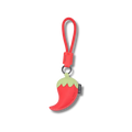 Schlüsselbund mit Chili Anhänger, Rot, 21 cm