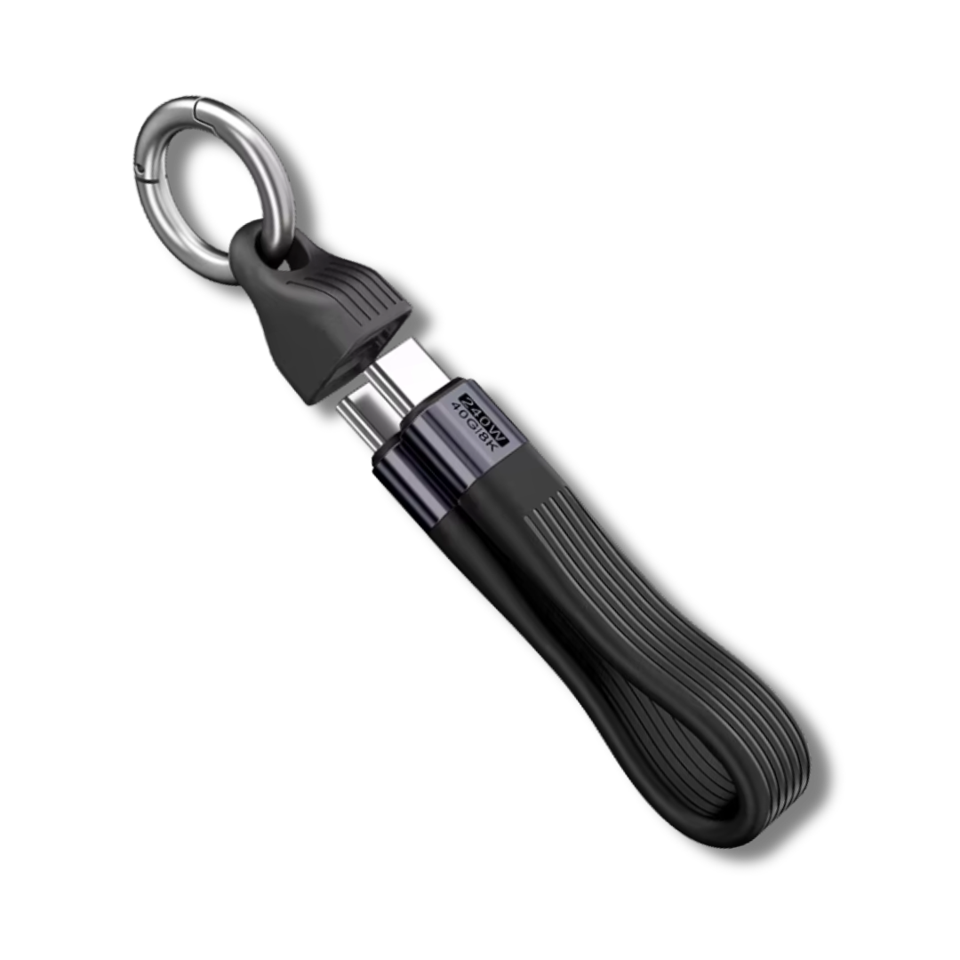 USB-C Datenkabel für Mini Kameras & Smartphones, Schwarz, 13 cm
